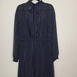 Polka dot Anne Klein dress.
